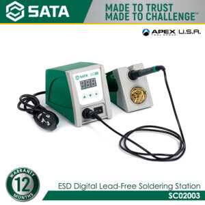 SATA SC02003 ESD Digital Lead-Free Soldering Station 70W