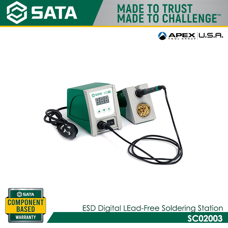 SATA SC02003 ESD Digital Lead-Free Soldering Station