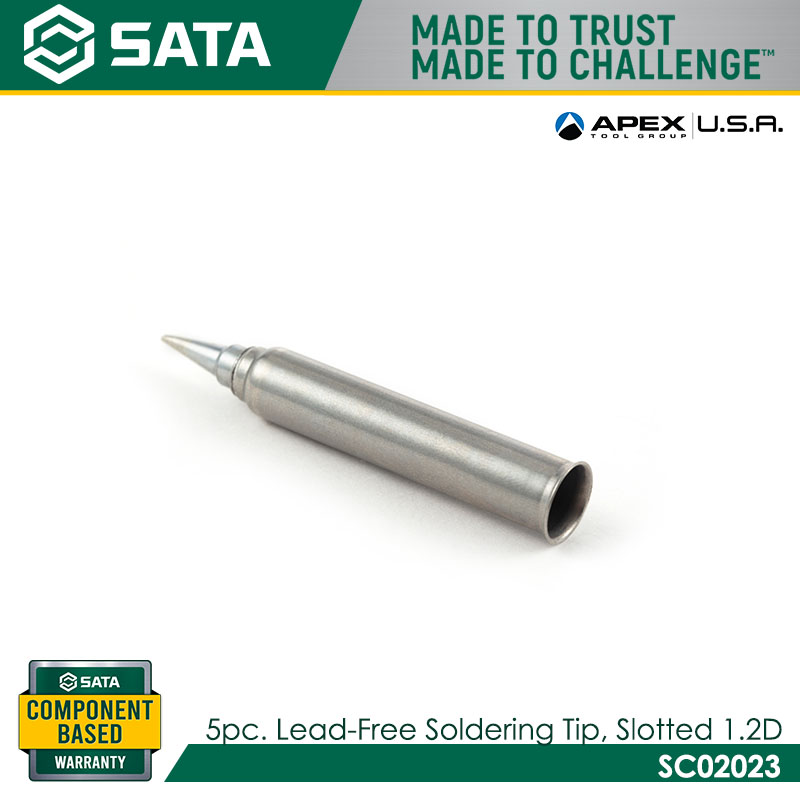 SATA 5pc Lead-Free Soldering Tip Set (for 02002A Lead-Free Soldering Station)