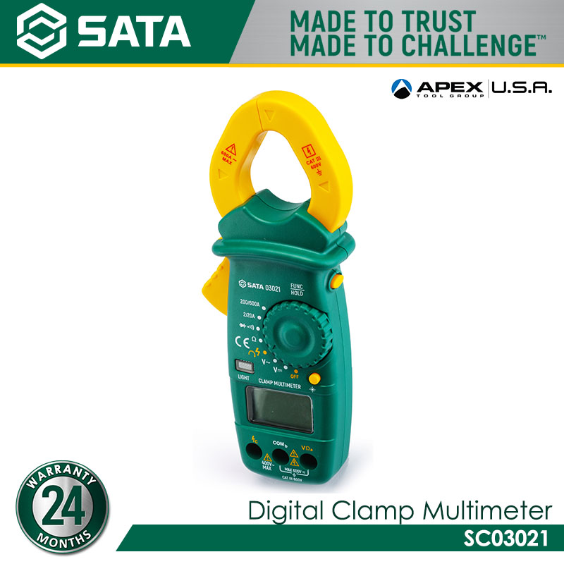 SATA SC03021 Digital Clamp Multimeter - Image 2