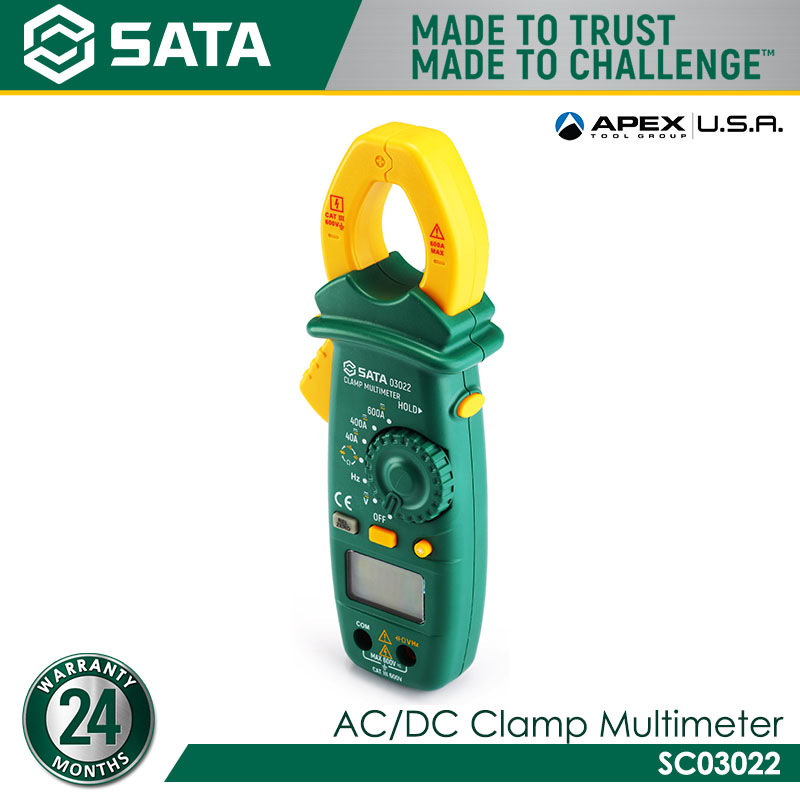 SATA SC03022 AC/DC Clamp Multimeter - Image 2