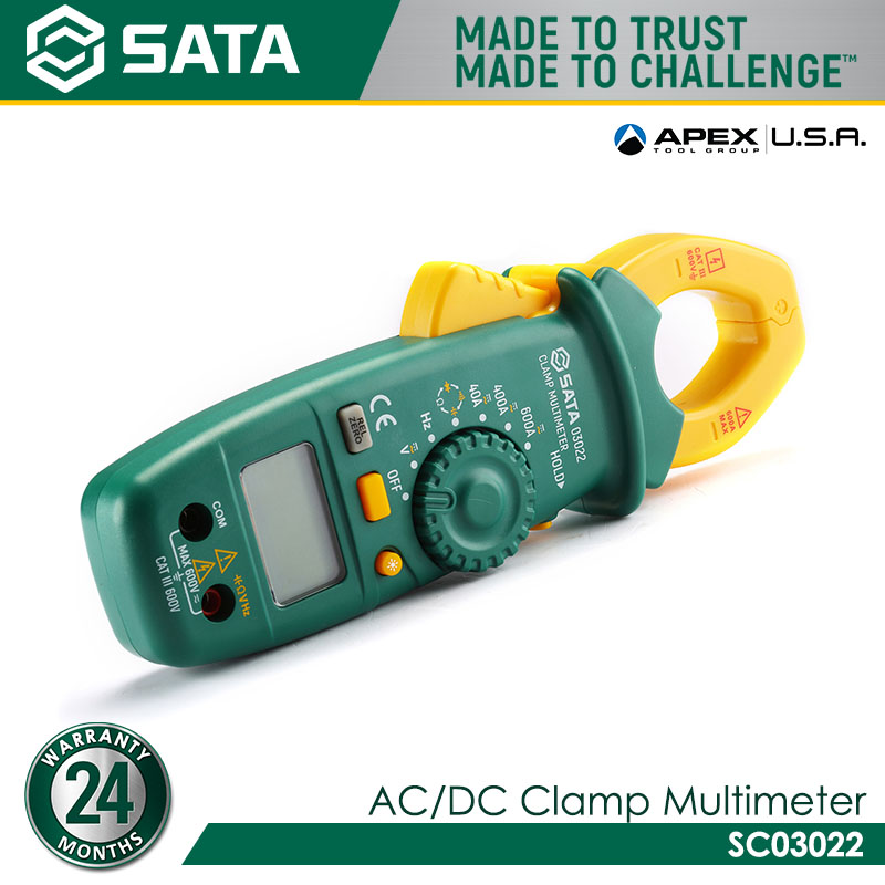 SATA SC03022 AC/DC Clamp Multimeter - Image 3