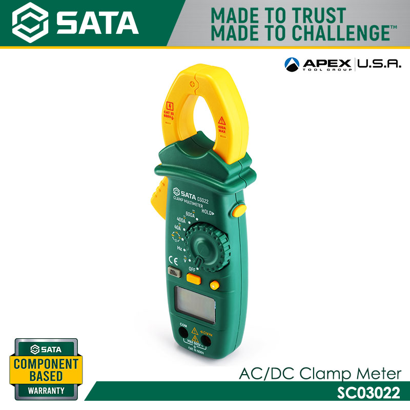 SATA SC03022 AC/DC Clamp Meter