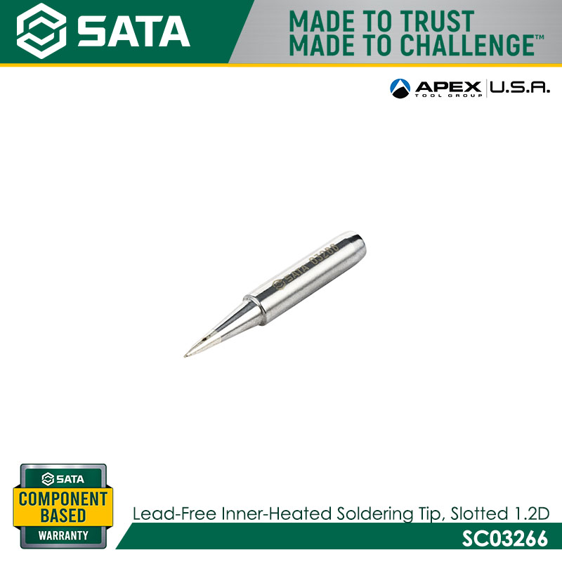 SATA Lead-Free Inner-Heated Soldering Tip