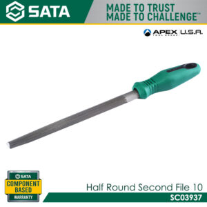 SATA SC03937 Half Round Second Cut File 10"