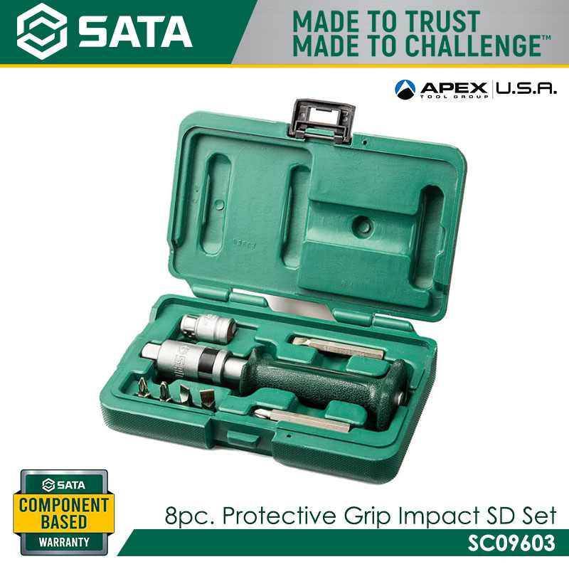 SATA SC09603 8PC. Protective Grip Impact SD Set