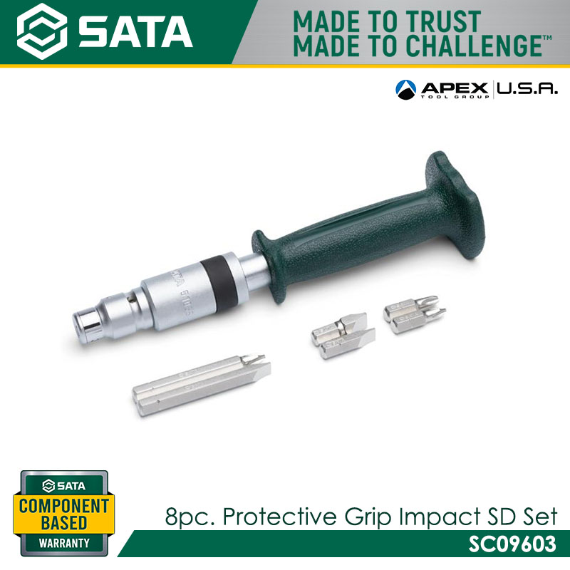 SATA SC09603 8PC. Protective Grip Impact SD Set - Image 3