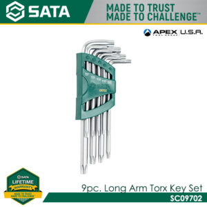 SATA  SC09702 9pc. Long Arm Torx Key Set