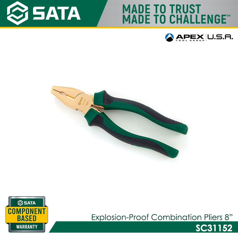 SATA SC31152 Explosion-Proof Combination Pliers 8"