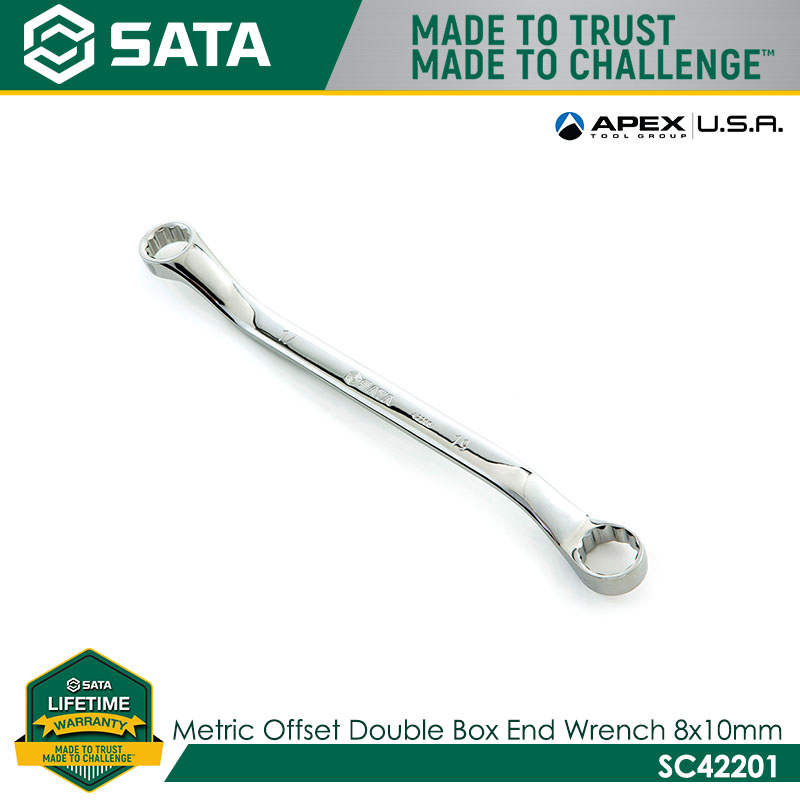 SATA Metric Offset Double Box End Wrenches