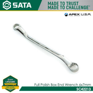SATA Full Polish Box End Wrench