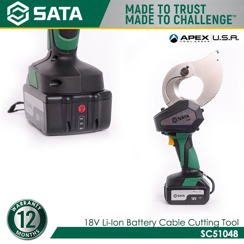 SATA SC51048 18V Li-Ion Battery Cable Cutting Tool