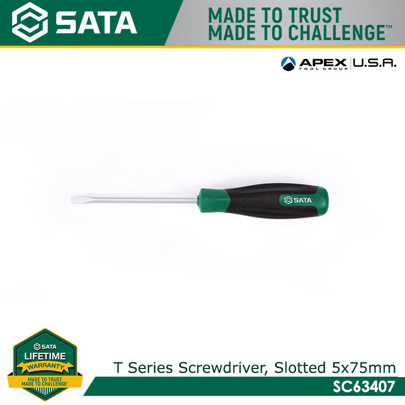 SATA T-Series Screwdriver, Slotted