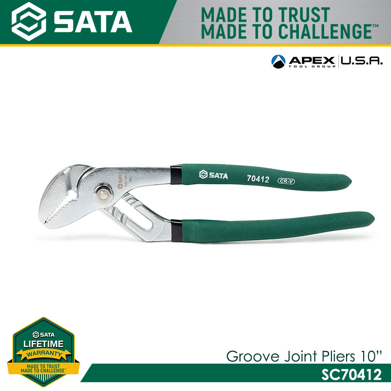 SATA SC70412 Groove Joint Pliers 10"