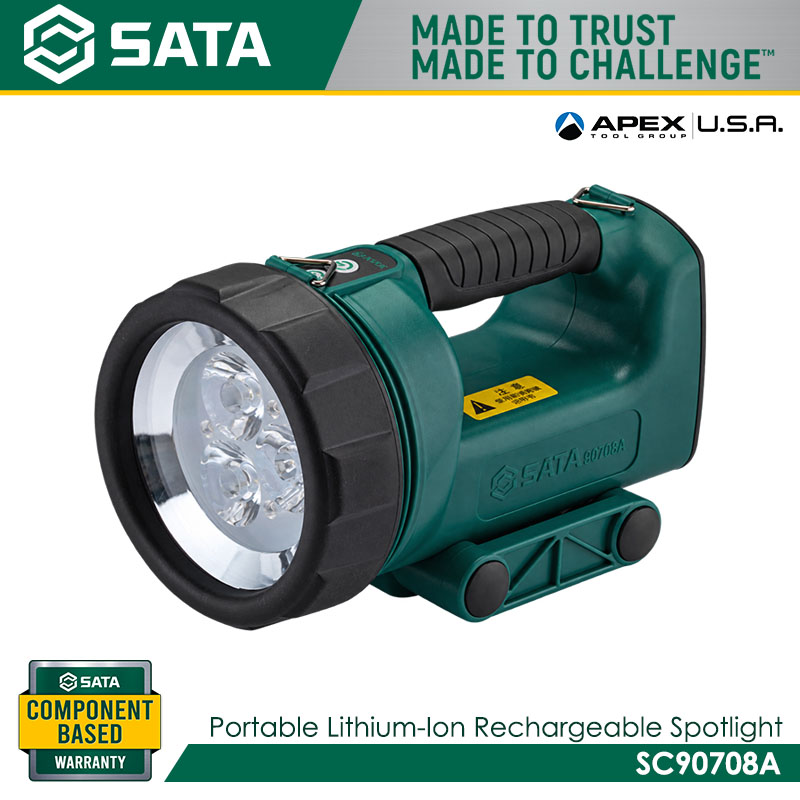 SATA SC90708A Portable Lithium-Ion Rechargeable Spotlight