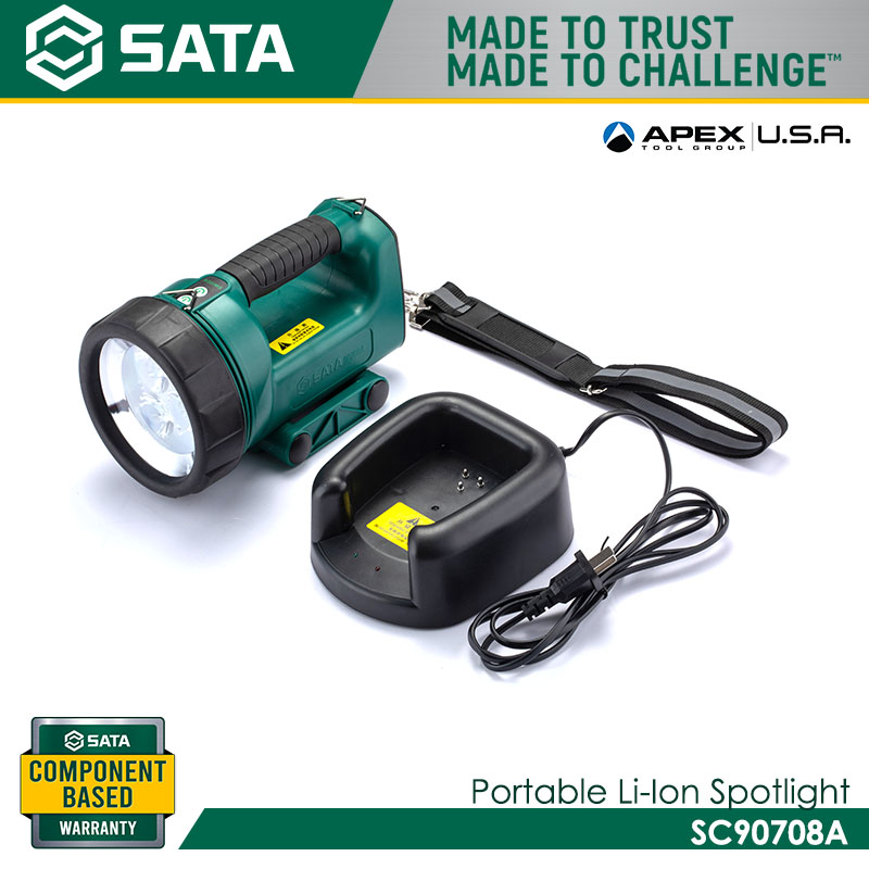 SATA SC90708A Portable Li-Ion Spotlight