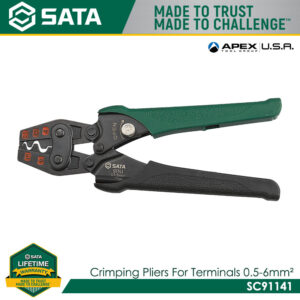 SATA SC91141 Crimping Pliers For Terminals 0.5-6mm²
