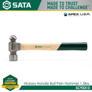 SATA Hickory Ball Pein Hammer (1lbs-2.5lbs)