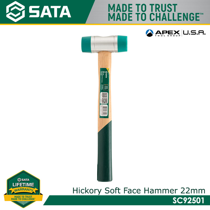 SATA Hickory Soft Face Hammer