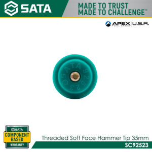 SATA Threaded Soft Face Hammer Tip