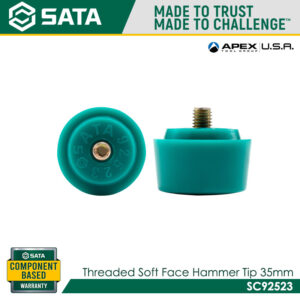 SATA Threaded Soft Face Hammer Tip