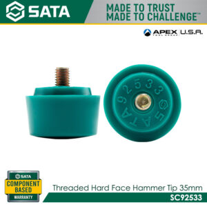 SATA Threaded Hard Face Hammer Tip