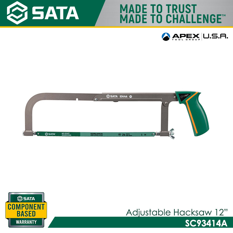 SATA SC93414A  Adjustable Hacksaw 10"/12"