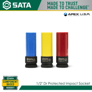 SATA 1/2" Dr. Protected Impact Socket