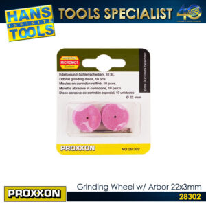 Proxxon Grinding Wheel w/ Arbor 22x3mm [28302]