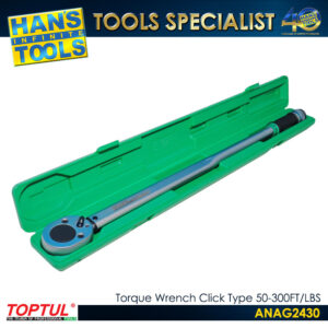 TOPTUL ANAG2430 Torque Wrench Click Type 50-300FT/LBS