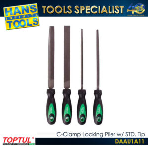 TOPTUL DAAU1A11 C-CLamp Locking Pliers w/ STD. Tip