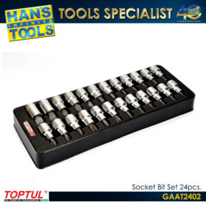 TOPTUL GAAT2402 Socket Bit Set 24pcs.