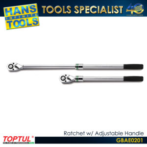 TOPTUL GBAE0201 Ratchet w/ Adjustable Handle
