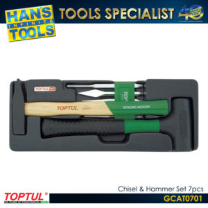 TOPTUL GCAT0701 Chisel & Hammer Set 7pcs