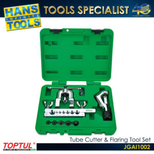 TOPTUL JGAI1002 Tube Cutter & Flaring Tool Set