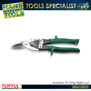 TOPTUL SBAC0225 Aviation Tin Snip Right Cut