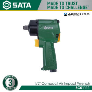 SATA SC01111  1/2" Compact Air Impact Wrench 400Nm