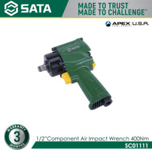 SATA SC01111  1/2" Compact Air Impact Wrench 400Nm