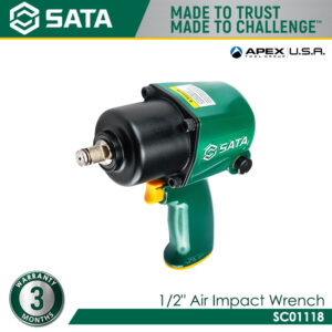SATA SC01118 1/2" Air Impact Wrench 600Nm