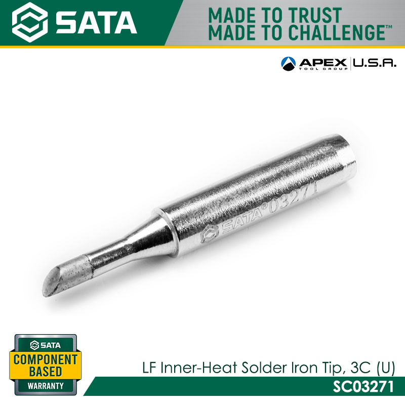 SATA SC03271 LF Inner-Heat Solder Iron Tip, 3C (U)
