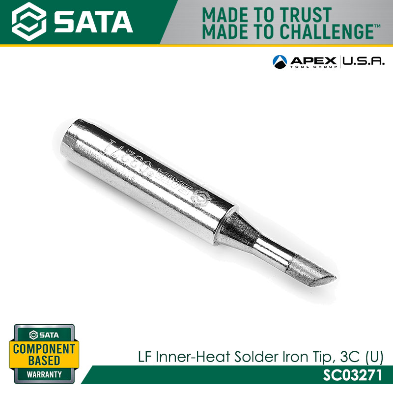 SATA SC03271 LF Inner-Heat Solder Iron Tip, 3C (U) - Image 3