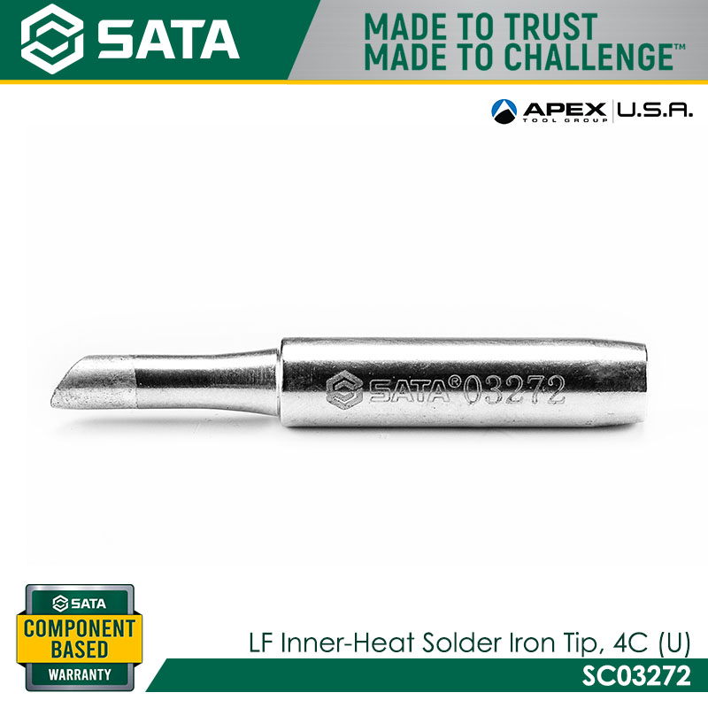 SATA SC03272 LF Inner-Heat Solder Iron Tip, 4C (U) - Image 2