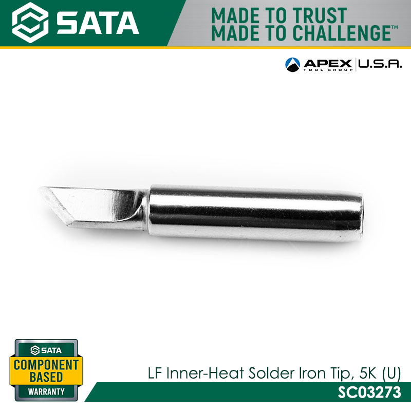 SATA SC03273 LF Inner-Heat Solder Iron Tip, 5K (U) - Image 3