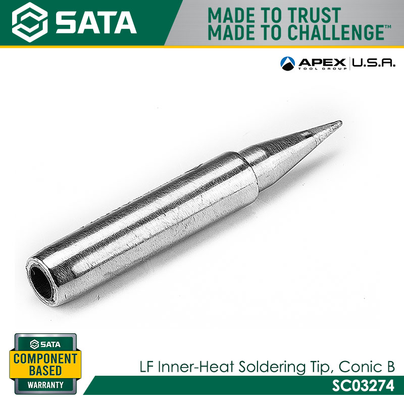 SATA SC03274 LF Inner-Heat Soldering Tip, Conic B - Image 2