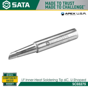 SATA SC03275 LF Inner-Heat Soldering Tip 6C, U-Shaped