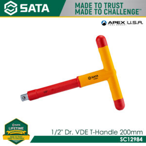 SATA SC12984  1/2" Dr. VDE T-Handle 200mm