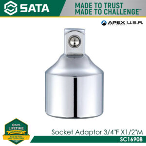 SATA SC16908 Socket Adaptor 3/4"F X1/2"M