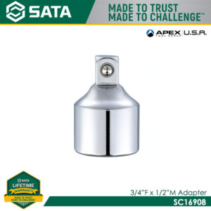 SATA SC16908 3/4"F X 1/2"M Adapter