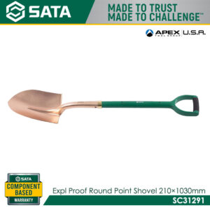 SATA SC31291 Expl Proof Round Point Shovel 210×1030mm