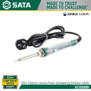 SATA SC03200 ESD Digital Lead-Free Soldering Station 60W